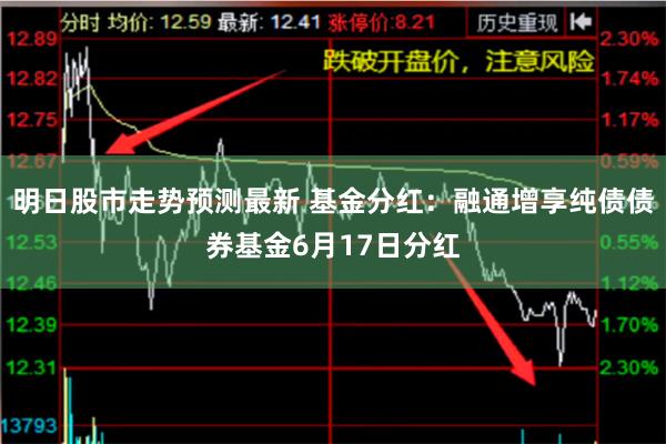 明日股市走势预测最新 基金分红：融通增享纯债债券基金6月17日分红