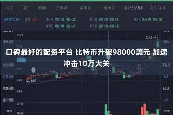 口碑最好的配资平台 比特币升破98000美元 加速冲击10万